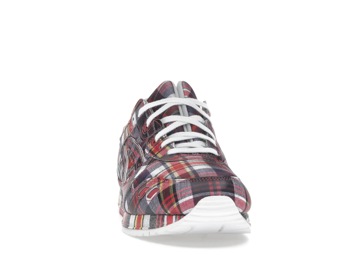 ASICS Gel-Lyte III '07 Remastered Comme des Garçons SHIRT Red Plaid