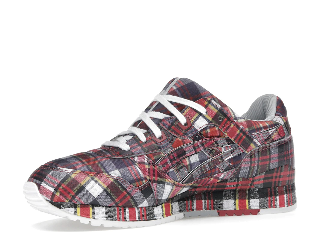 ASICS Gel-Lyte III '07 Remastered Comme des Garçons SHIRT Red Plaid