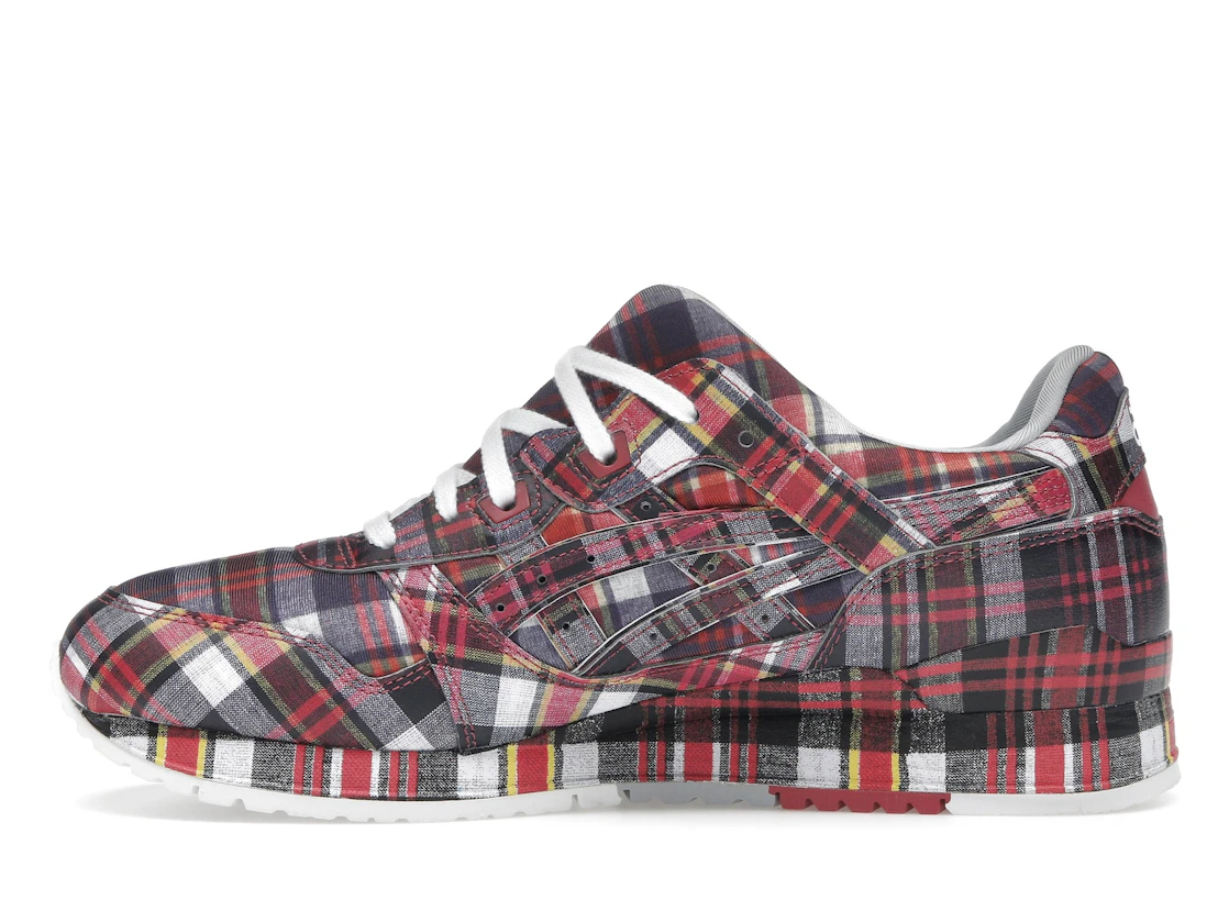 ASICS Gel-Lyte III '07 Remastered Comme des Garçons SHIRT Red Plaid