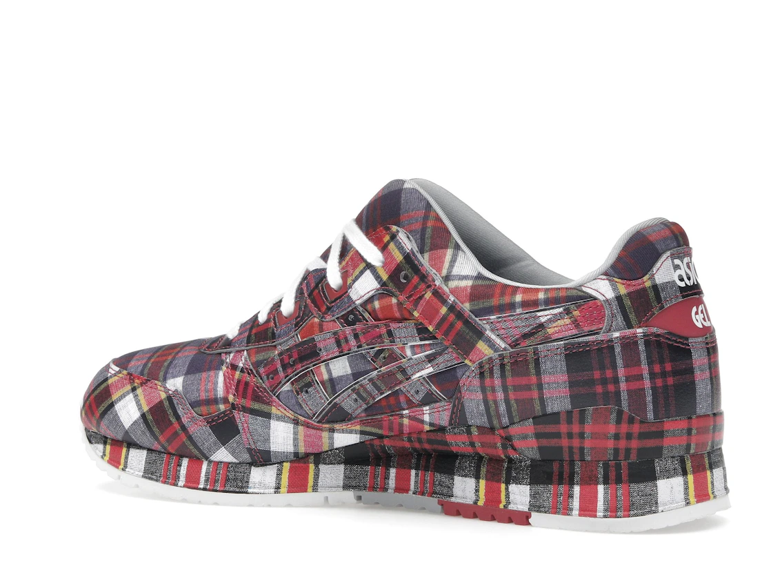 ASICS Gel-Lyte III '07 Remastered Comme des Garçons SHIRT Red Plaid