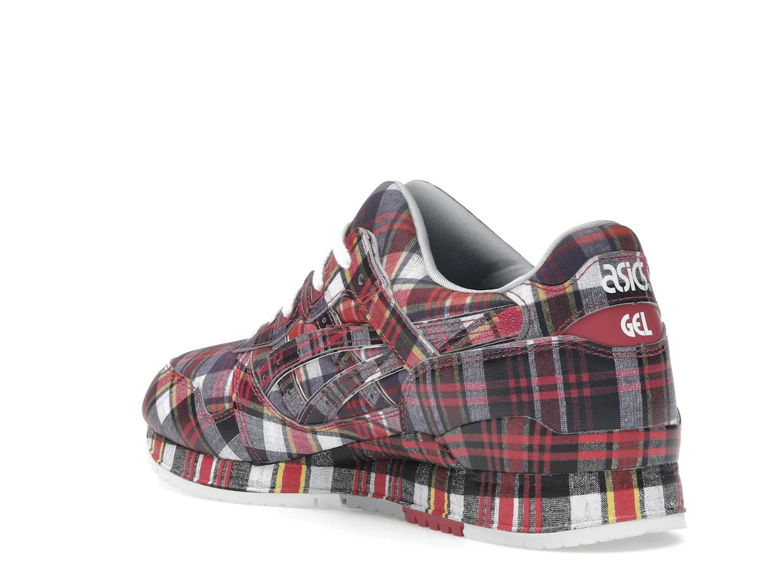 ASICS Gel-Lyte III '07 Remastered Comme des Garçons SHIRT Red Plaid