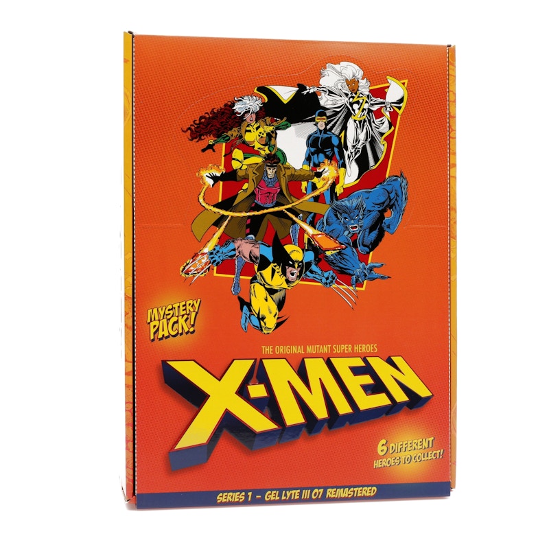 ASICS Gel-Lyte III '07 Remastered Kith Marvel X-Men Mystery Sealed Box (Trading Card Included)