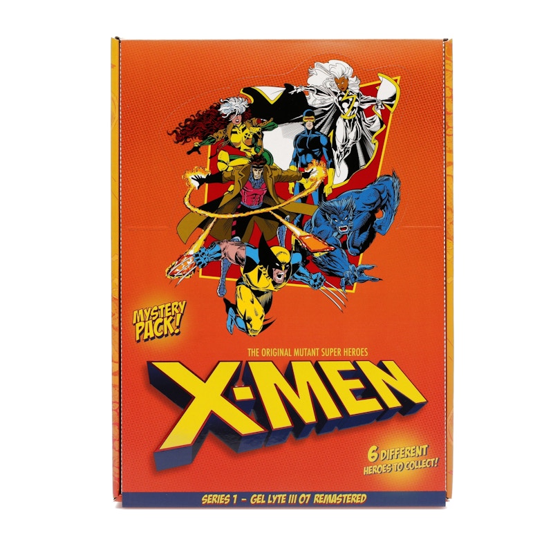 ASICS Gel-Lyte III '07 Remastered Kith Marvel X-Men Mystery Sealed Box (Trading Card Included)