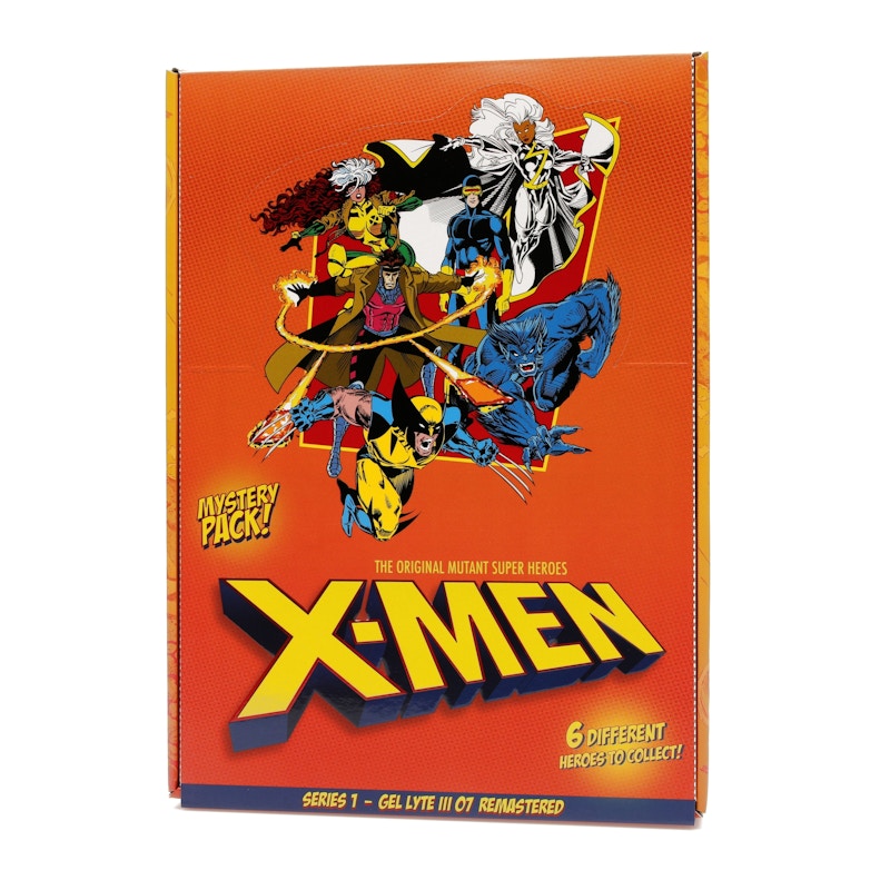 ASICS Gel-Lyte III '07 Remastered Kith Marvel X-Men Mystery Sealed Box (Trading Card Included)