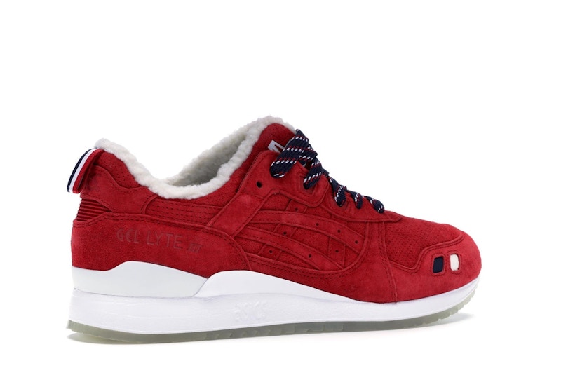 ASICS Gel-Lyte III Kith x Moncler Red