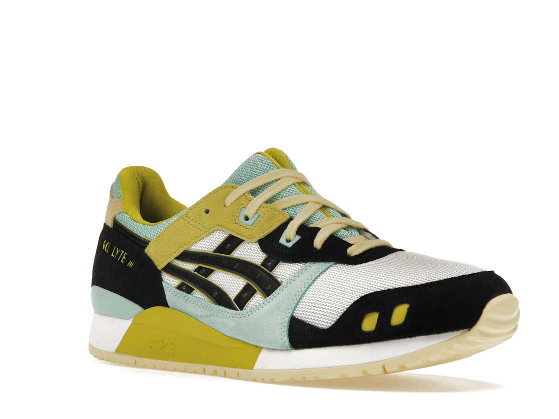 ASICS Gel-Lyte III OG White Black Moss Green Blue