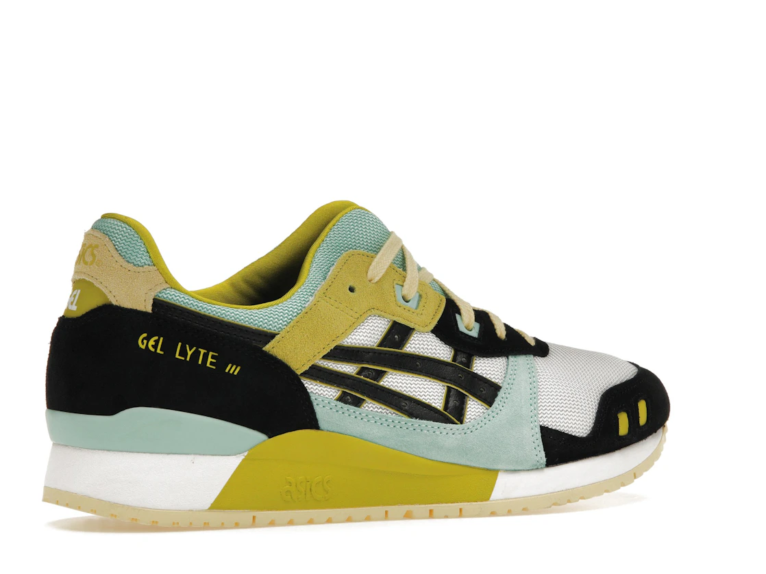 ASICS Gel-Lyte III OG White Black Moss Green Blue