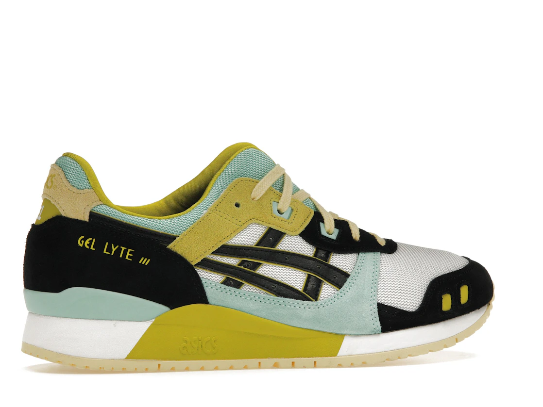 ASICS Gel-Lyte III OG White Black Moss Green Blue