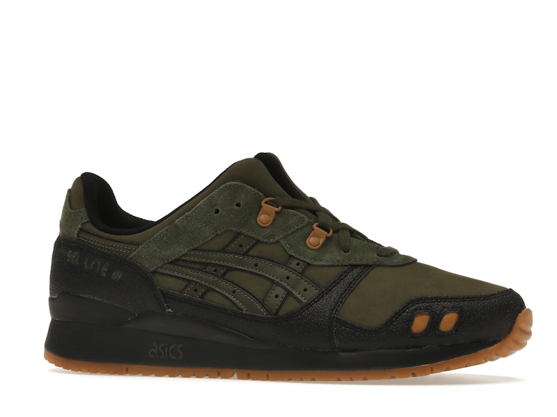 ASICS Gel-Lyte III Olive Canvas Black