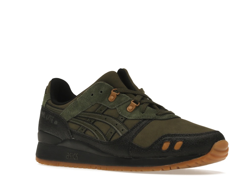 ASICS Gel-Lyte III Olive Canvas Black