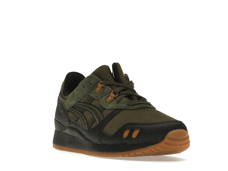 ASICS Gel-Lyte III Olive Canvas Black