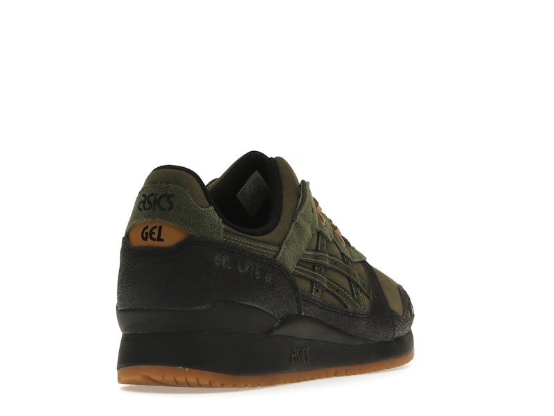 ASICS Gel-Lyte III Olive Canvas Black