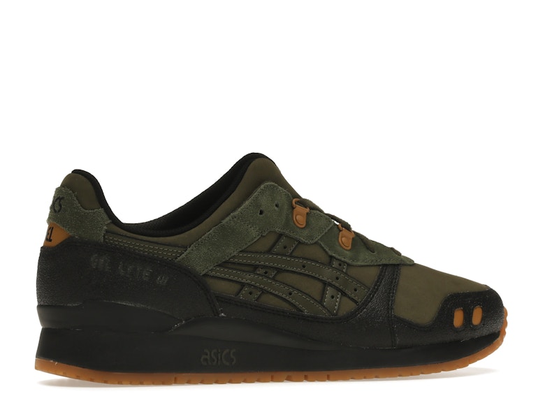 ASICS Gel-Lyte III Olive Canvas Black