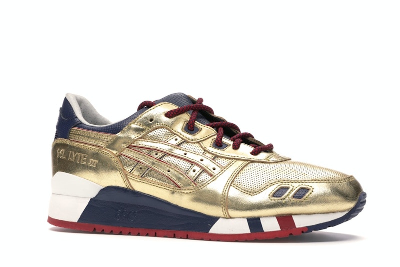 Asics gel lyte iii womens gold clearance