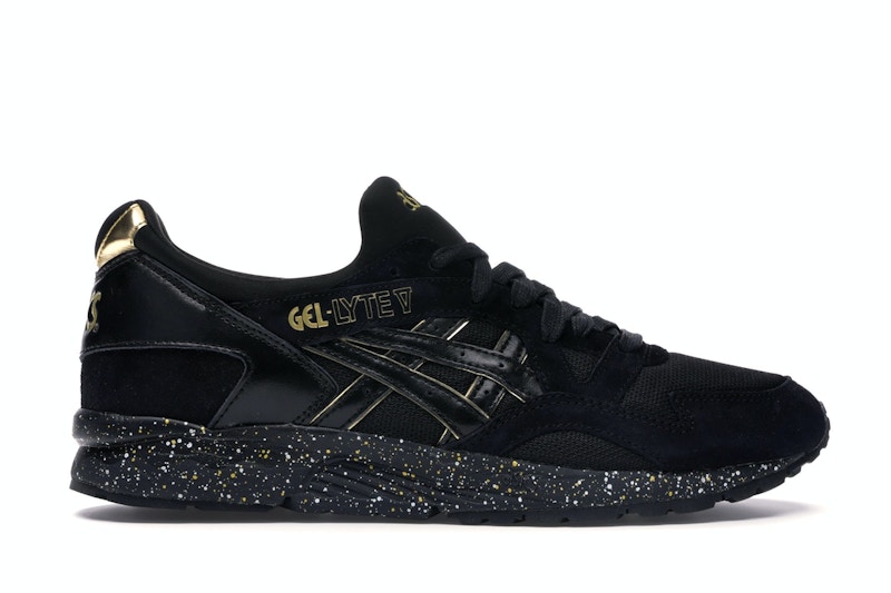 Asics gel lyte v black gold online