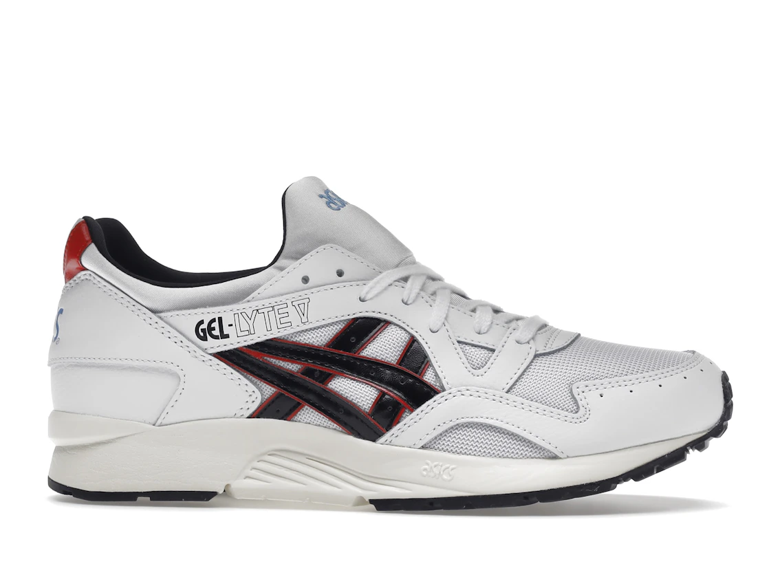ASICS Gel-Lyte V White Black Red