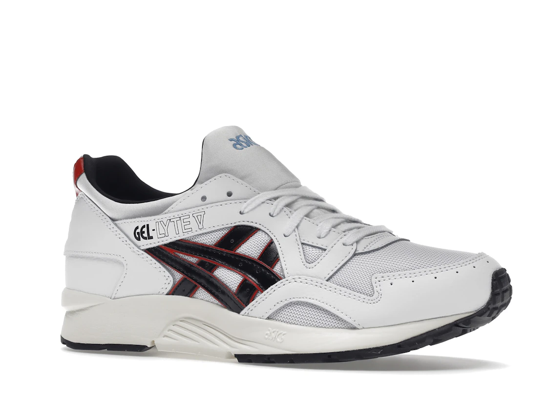 ASICS Gel-Lyte V White Black Red