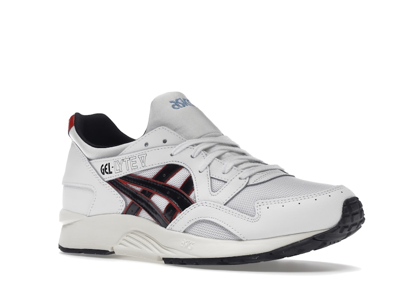 ASICS Gel-Lyte V White Black Red