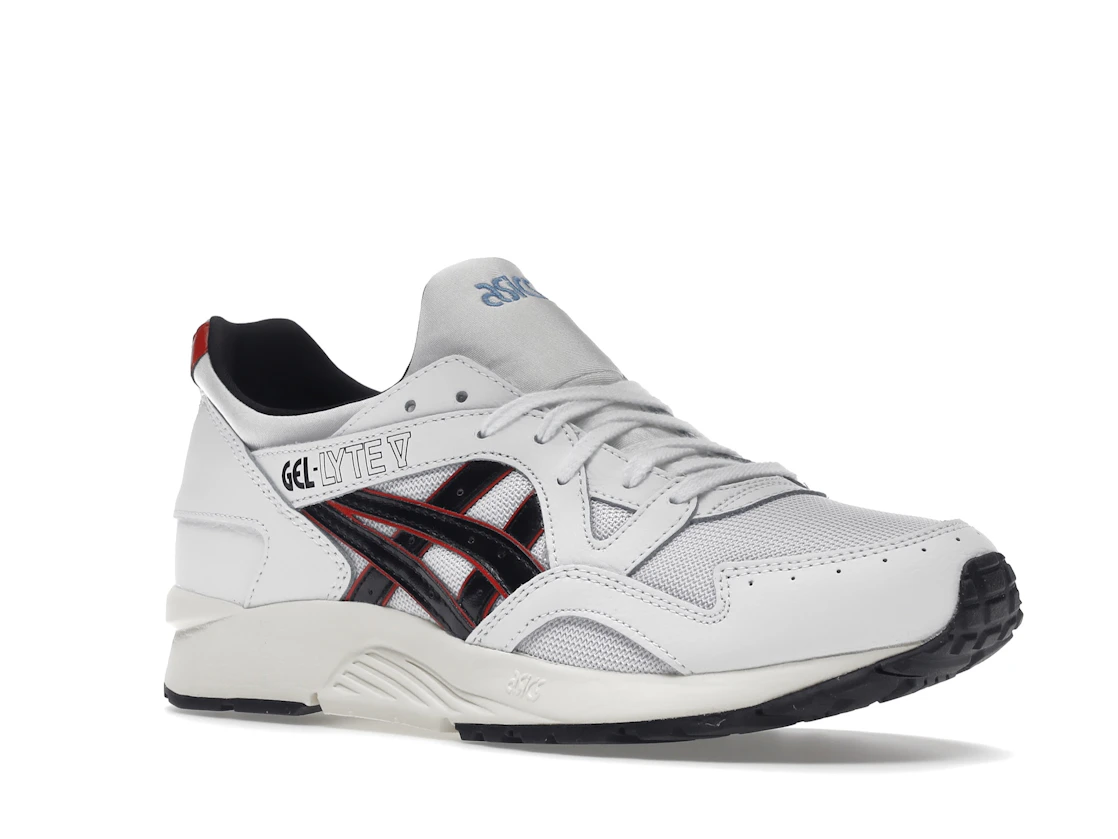 ASICS Gel-Lyte V White Black Red