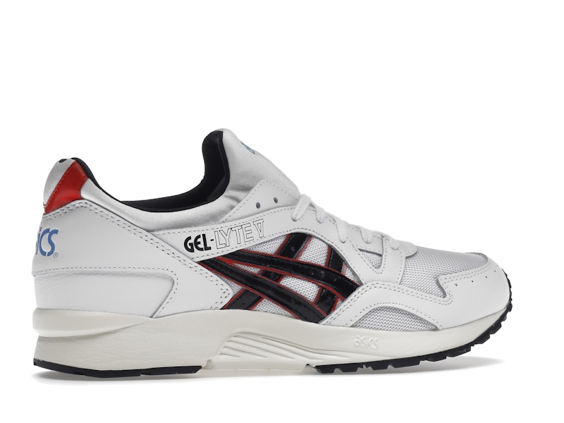 ASICS Gel-Lyte V White Black Red