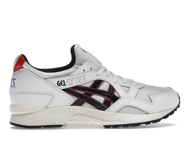 ASICS Gel-Lyte V White Black Red