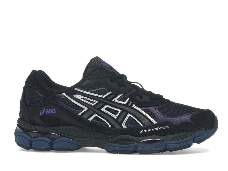 ASICS Gel-NYC Black Graphite Grey Purple