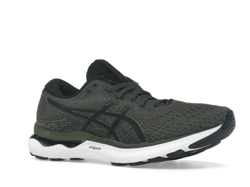ASICS Gel-Nimbus 24 Olive Canvas Gunmetal
