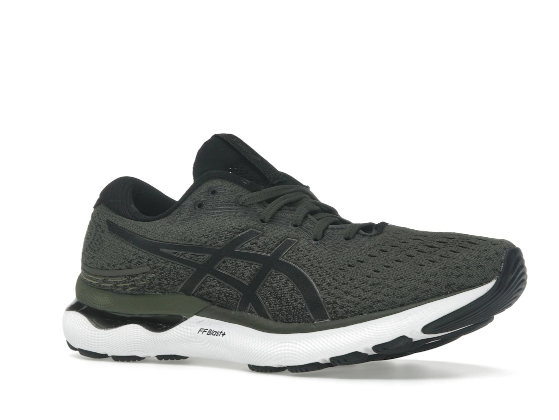 ASICS Gel-Nimbus 24 Olive Canvas Gunmetal