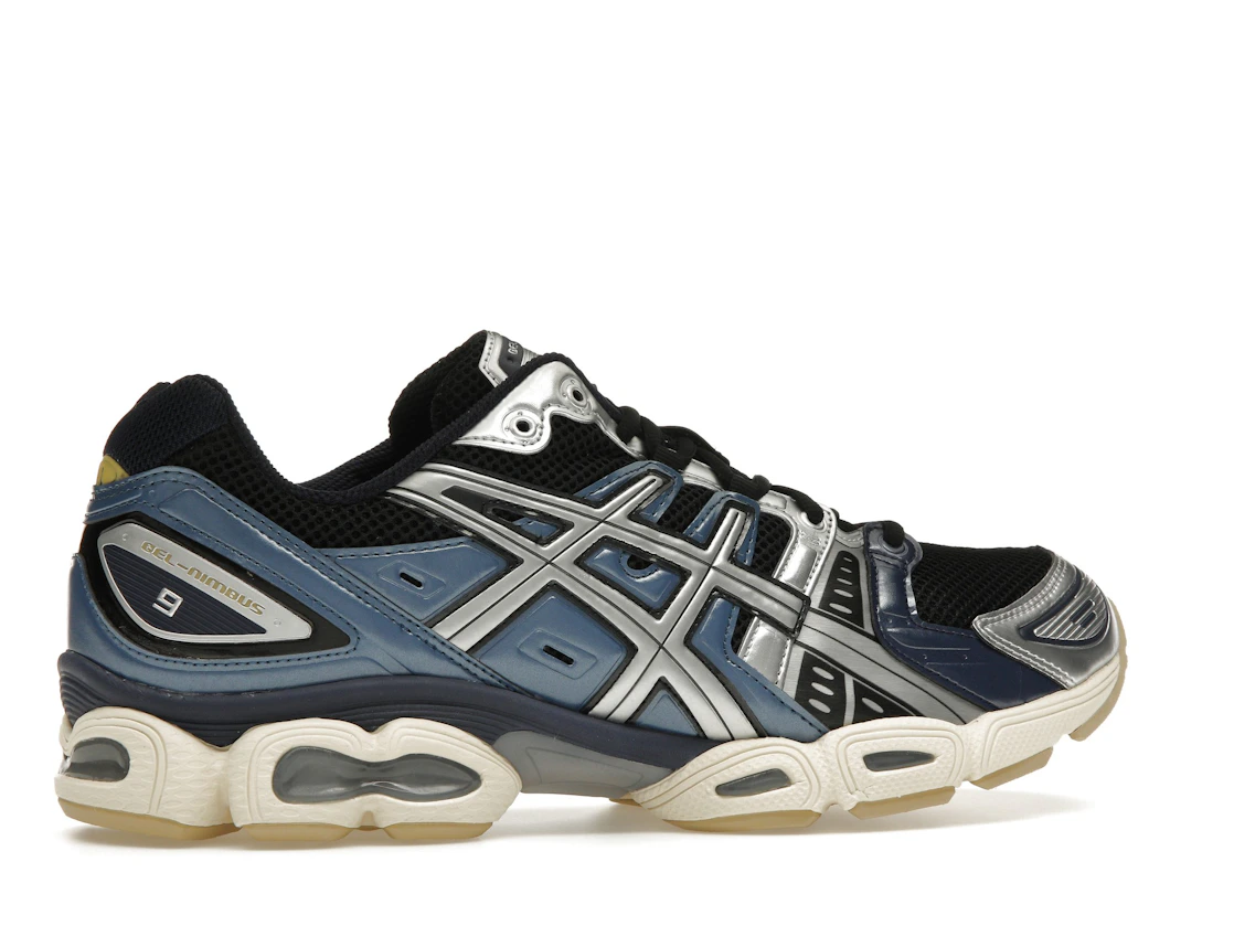 ASICS Gel-Nimbus 9 Black Pure Silver Blue