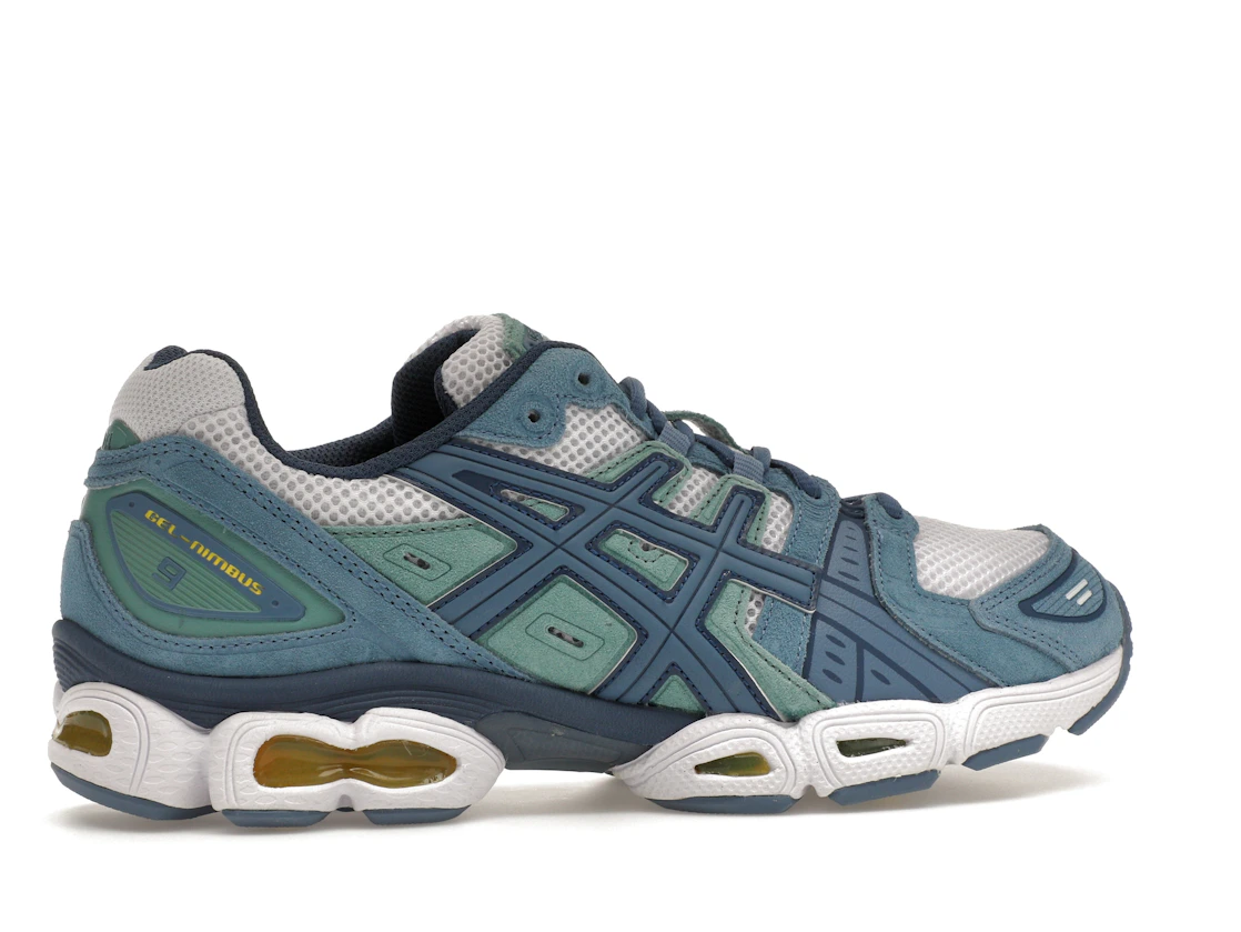 ASICS Gel-Nimbus 9 Grey Floss Blue Green