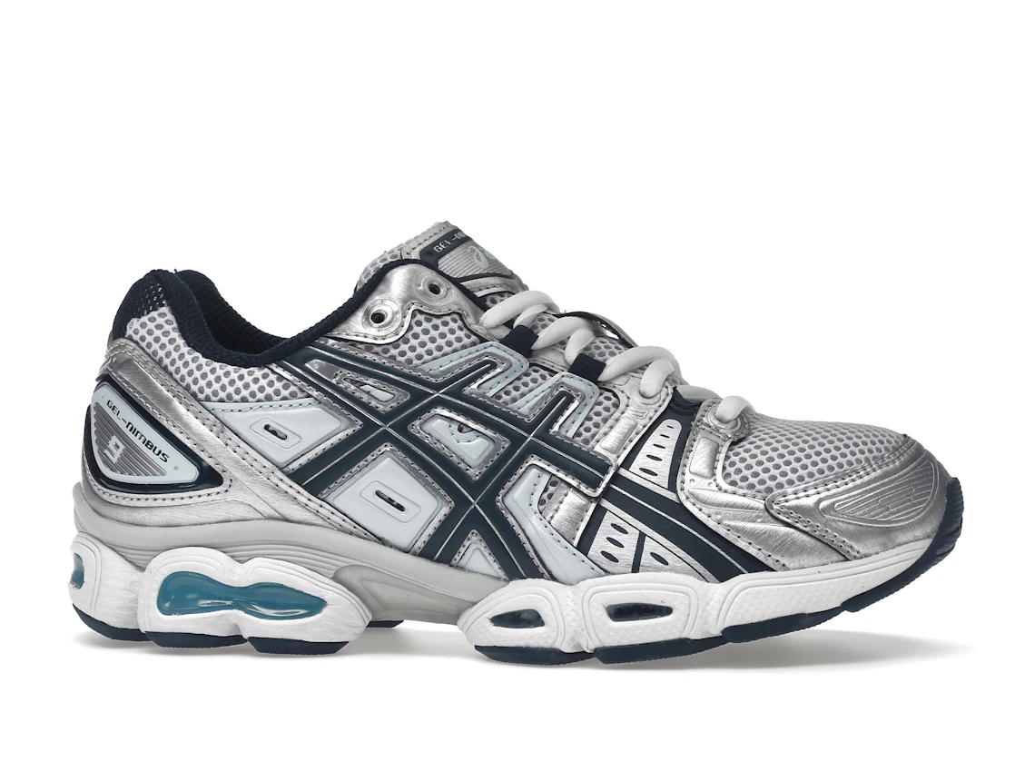 ASICS Gel-Nimbus 9 Pure Silver French Blue (Women's)