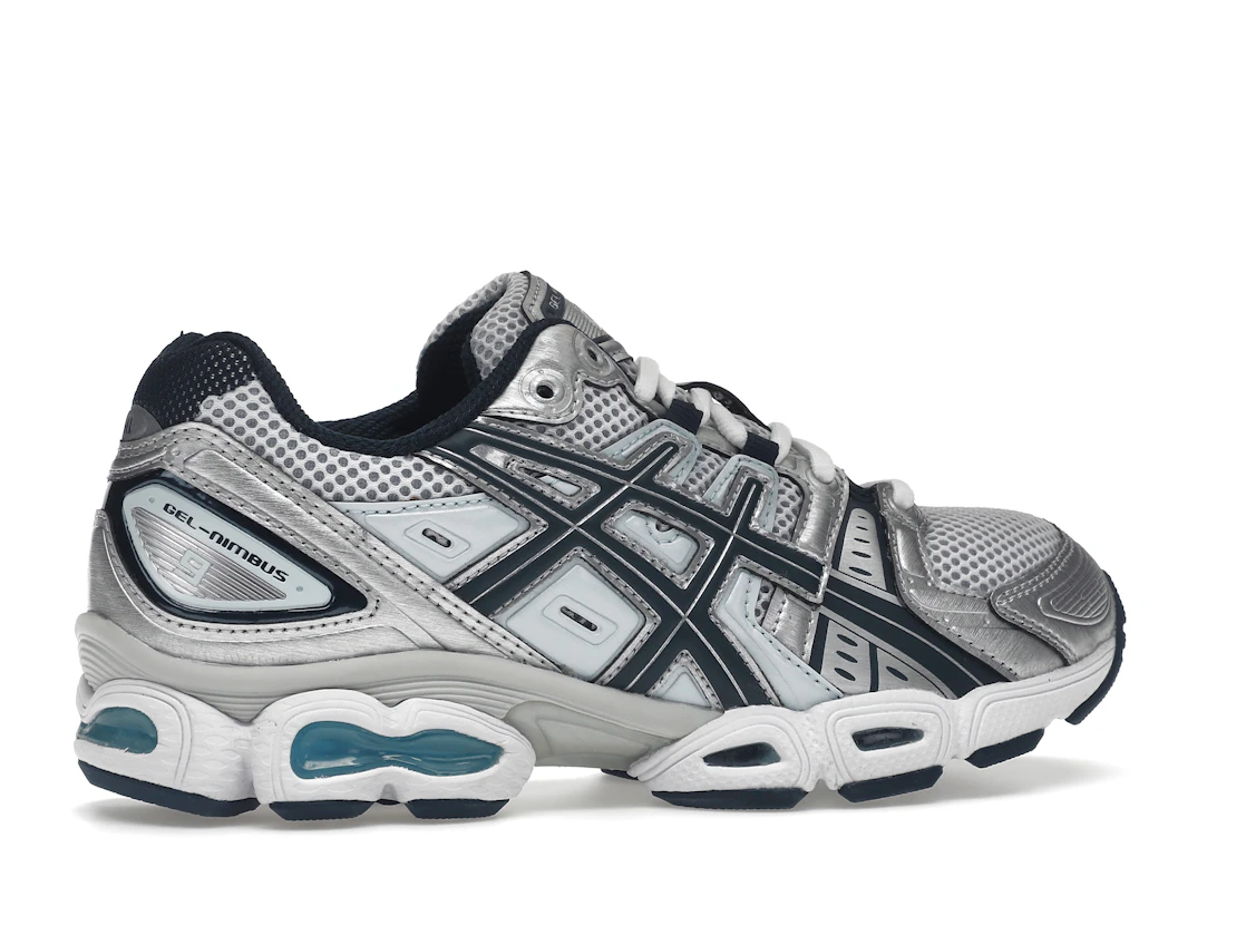 ASICS Gel-Nimbus 9 Pure Silver French Blue (Women's)