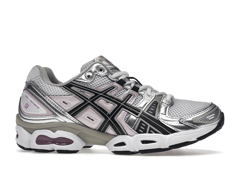 ASICS Gel-Nimbus 9 White Black Light Pink (Women's)