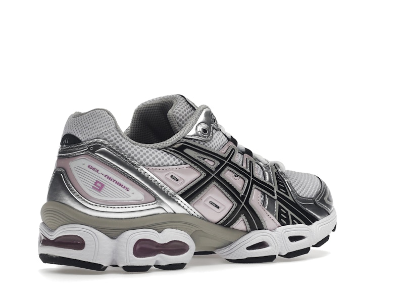 ASICS Gel-Nimbus 9 White Black Light Pink (Women's)