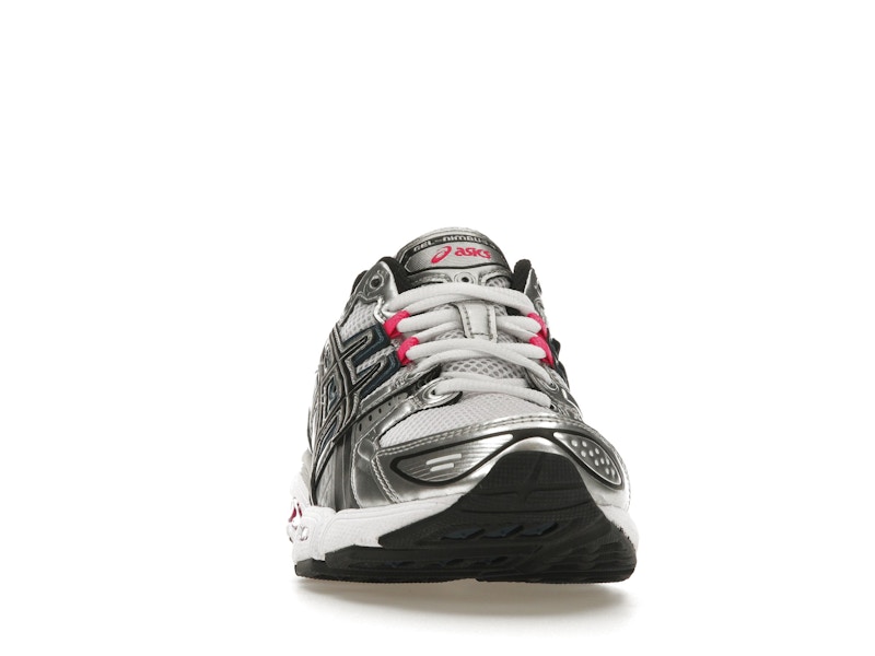 ASICS Gel-Nimbus 9 White Pink Glo Teal (Women's)