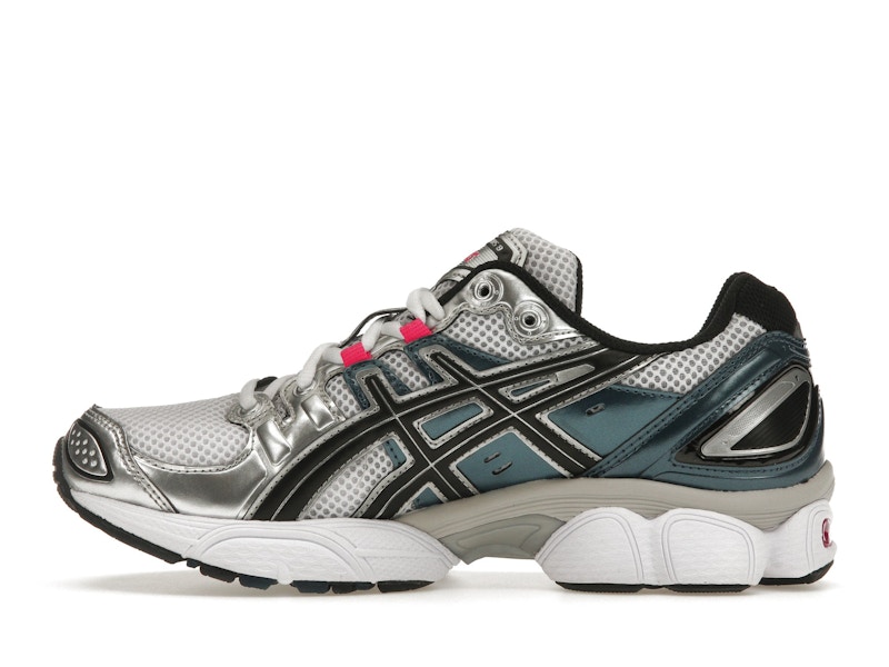 ASICS Gel-Nimbus 9 White Pink Glo Teal (Women's)