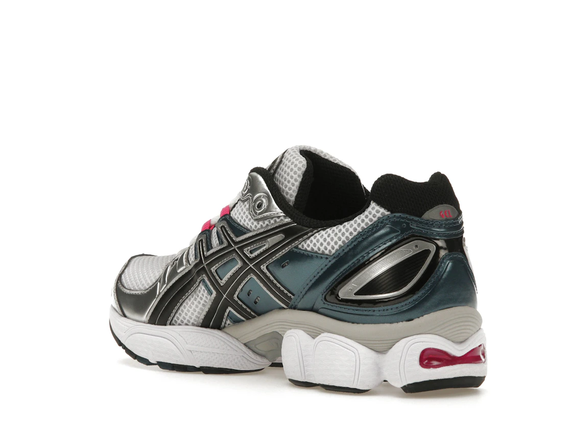 ASICS Gel-Nimbus 9 White Pink Glo Teal (Women's)