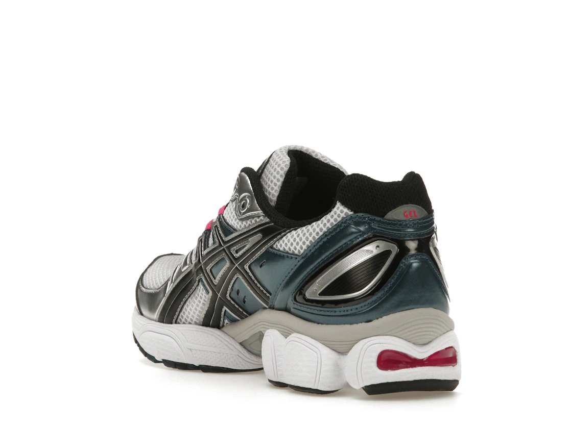 ASICS Gel-Nimbus 9 White Pink Glo Teal (Women's)