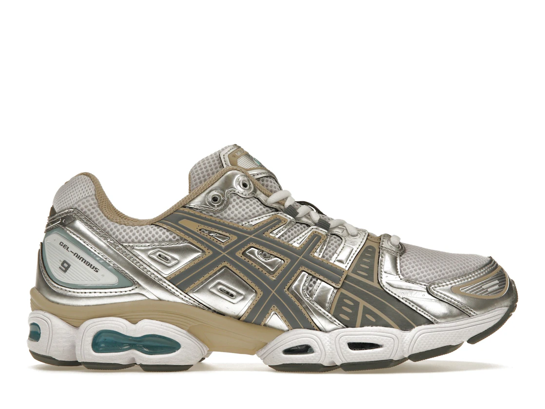 ASICS Gel-Nimbus 9 White Steel Grey