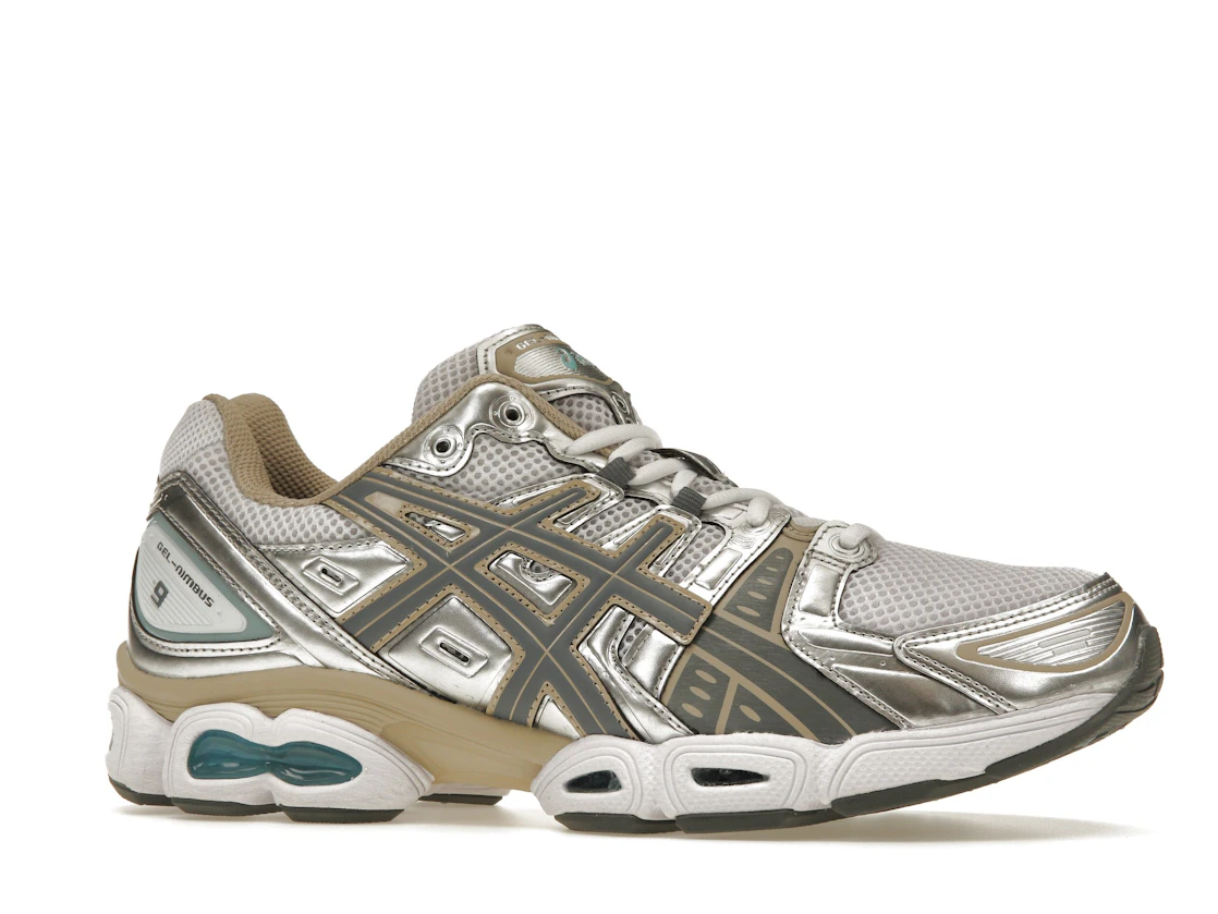ASICS Gel-Nimbus 9 White Steel Grey