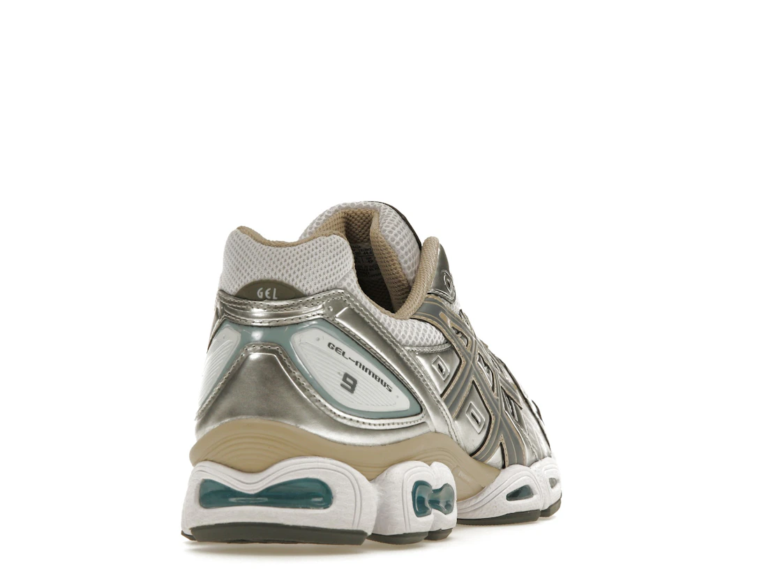 ASICS Gel-Nimbus 9 White Steel Grey