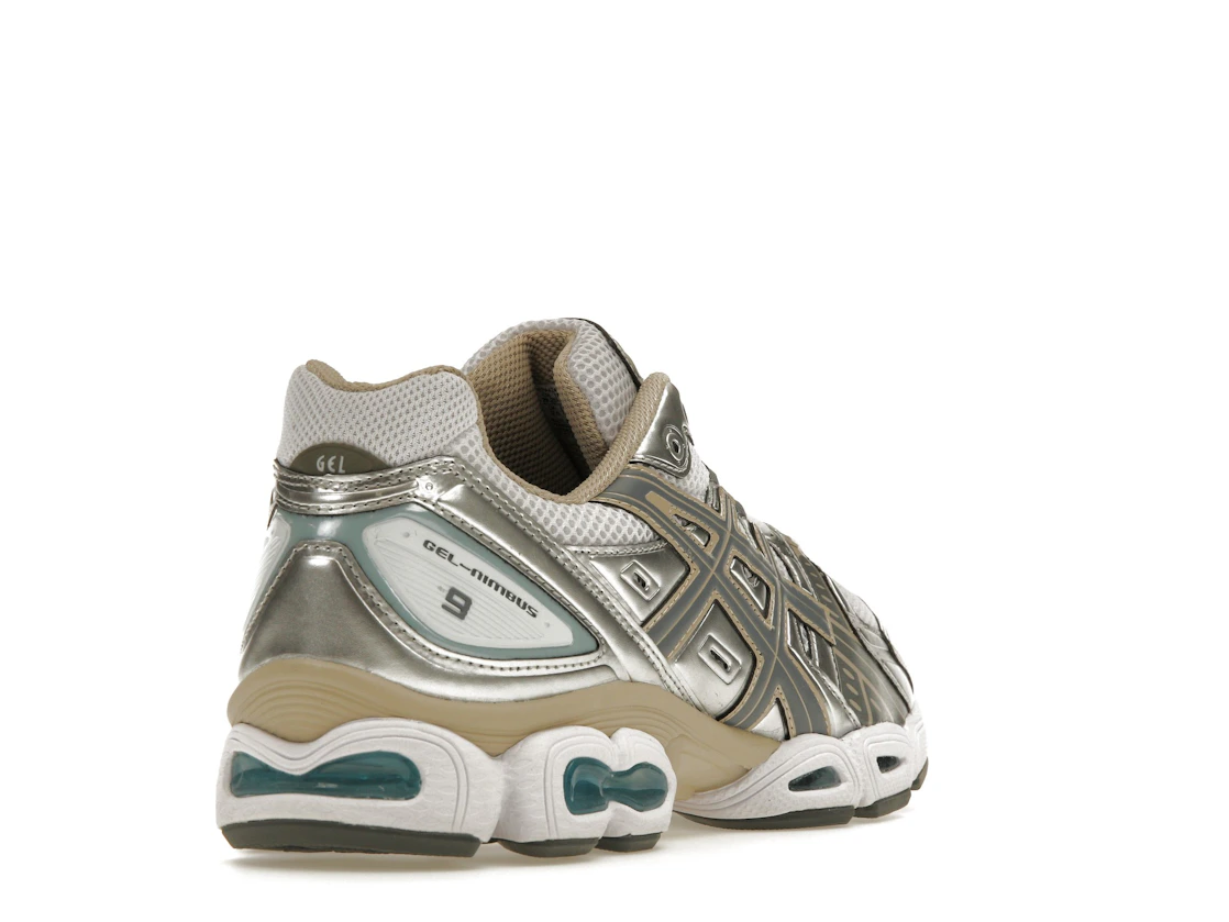 ASICS Gel-Nimbus 9 White Steel Grey