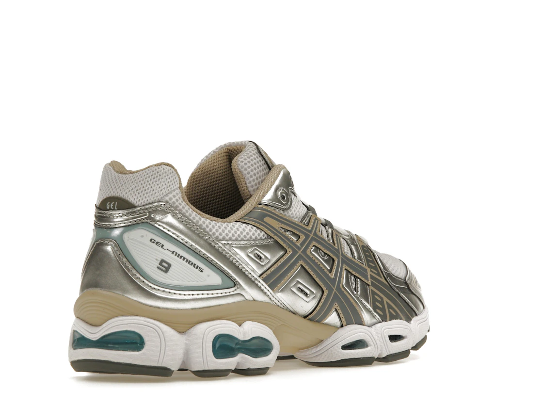 ASICS Gel-Nimbus 9 White Steel Grey