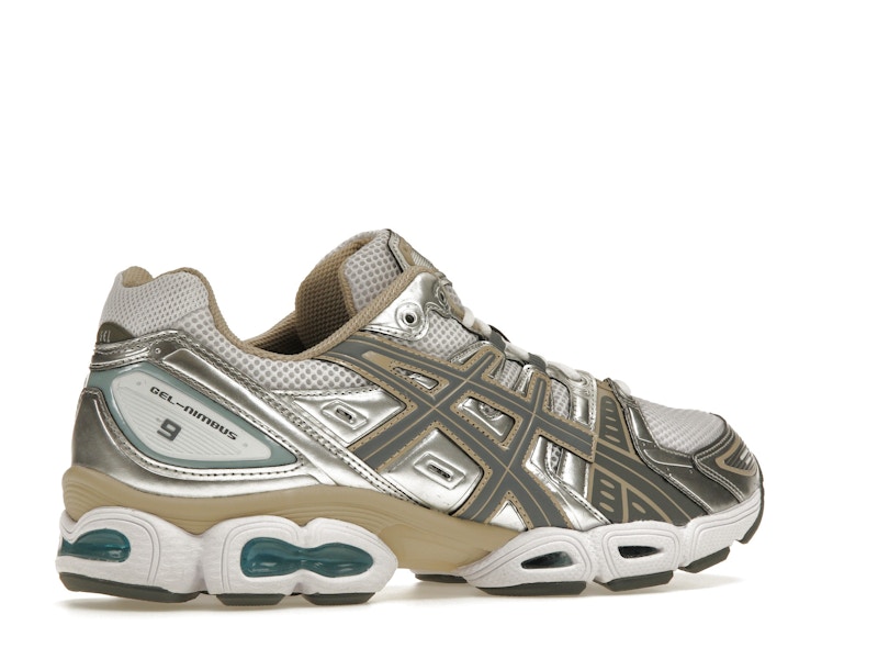 ASICS Gel-Nimbus 9 White Steel Grey