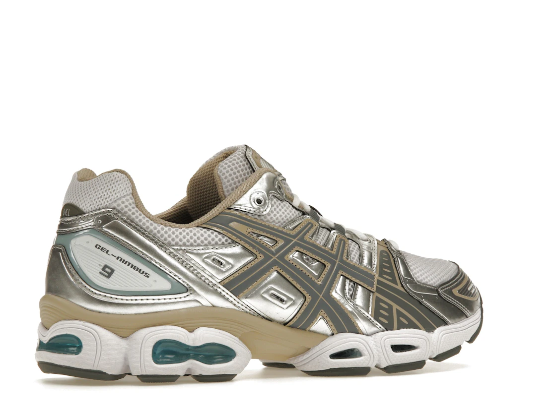 ASICS Gel-Nimbus 9 White Steel Grey