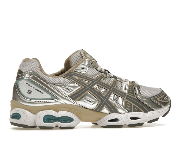 ASICS Gel-Nimbus 9 White Steel Grey