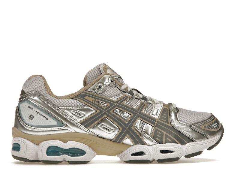 ASICS Gel-Nimbus 9 White Steel Grey