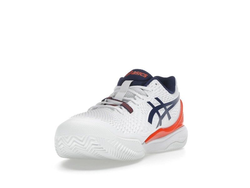 ASICS Gel-Resolution 9 Clay White Blue Expanse