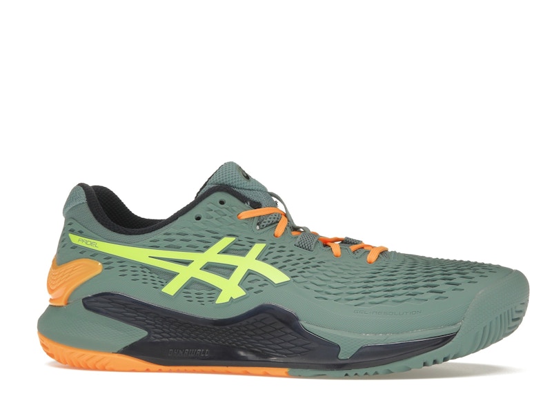 ASICS Gel-Resolution 9 Padel Celadon Safety Yellow