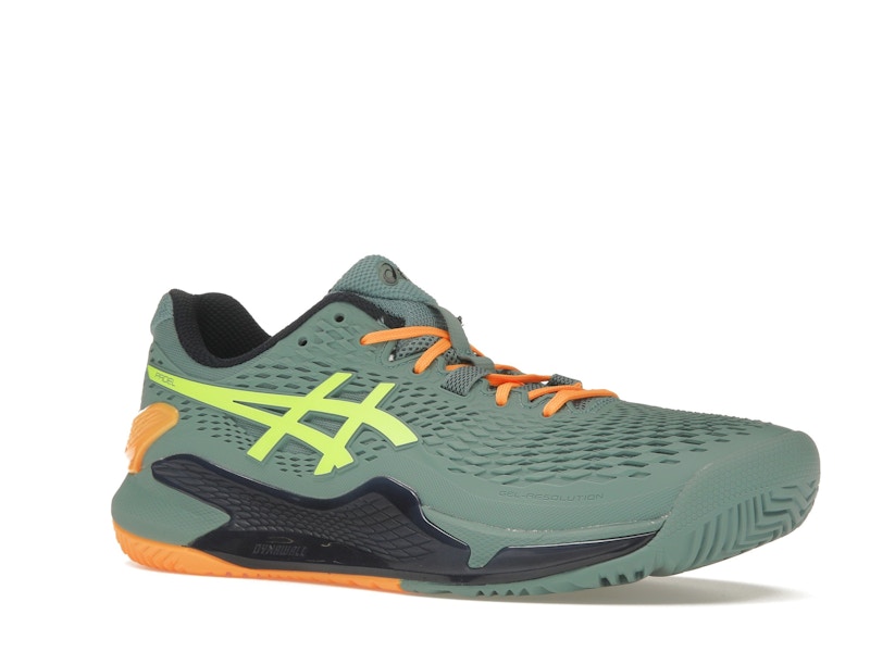 ASICS Gel-Resolution 9 Padel Celadon Safety Yellow
